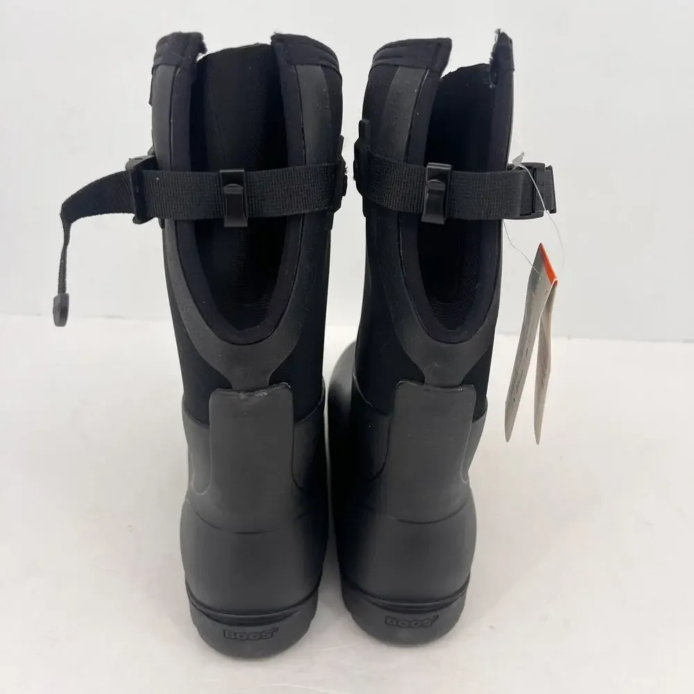BOGS Women Neo-Classic Tall Adjustable Calf Boots Size 11 Black Waterproof NWT
